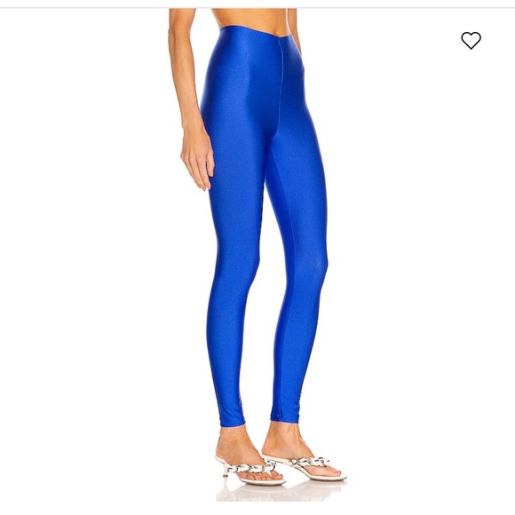 The ANDAMANE Holly 80’s leggings  color electric blue - Picture 2 of 9